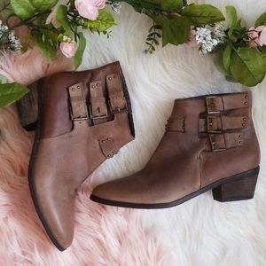 Joie Brown Ankle Boots